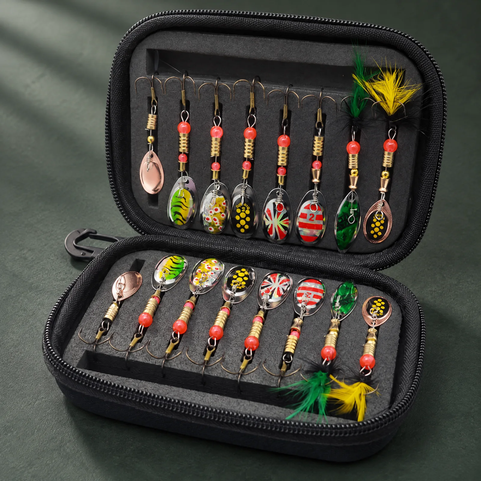 lead view of Sixteen Spinner Case
