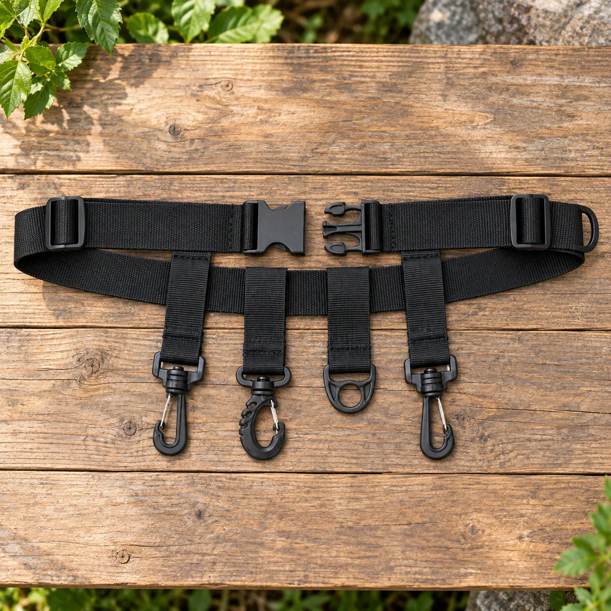 Tobin Fishing Gear Belt — alternate; styling props not included