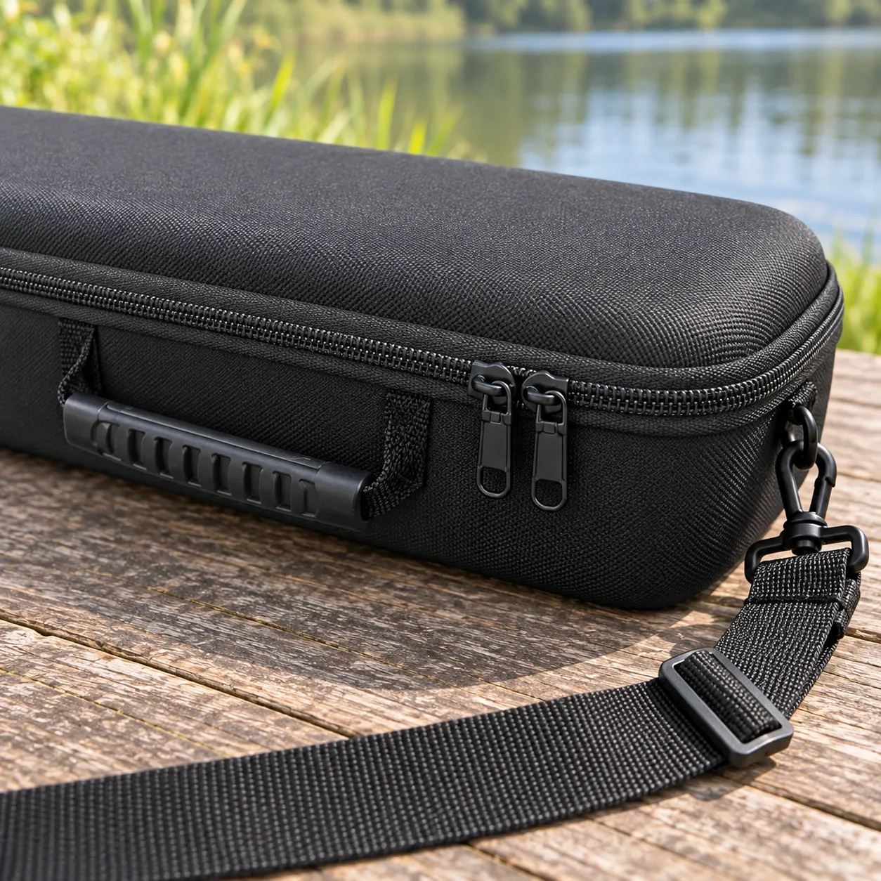 Jude Hard Tackle Case — detail; styling props not included