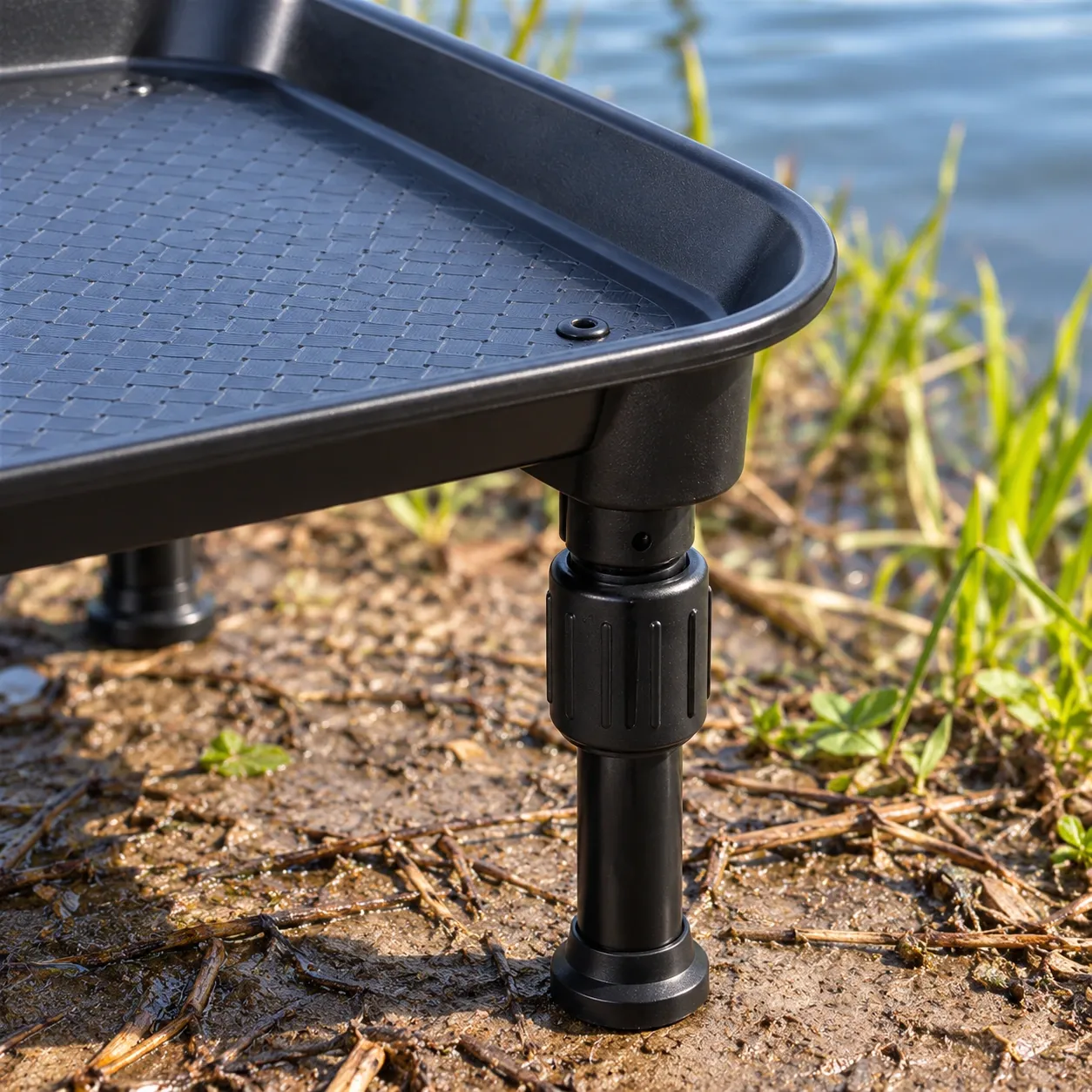 Blaine Folding Bait Table - Black ,  construction detail