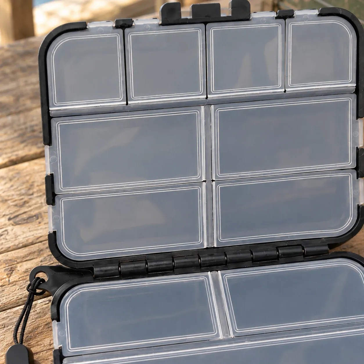 Bryce Tackle Box - 12-compartment box, one piece - construction detail
