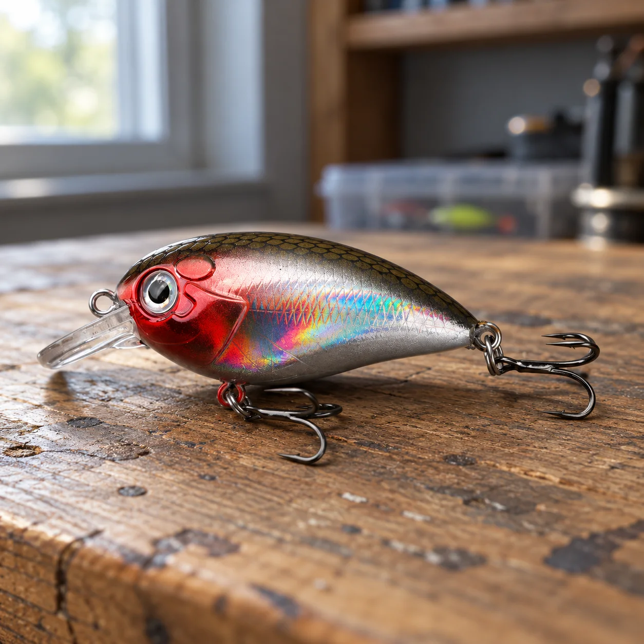 Fishing 974601428804 in Red head / Silver: product view