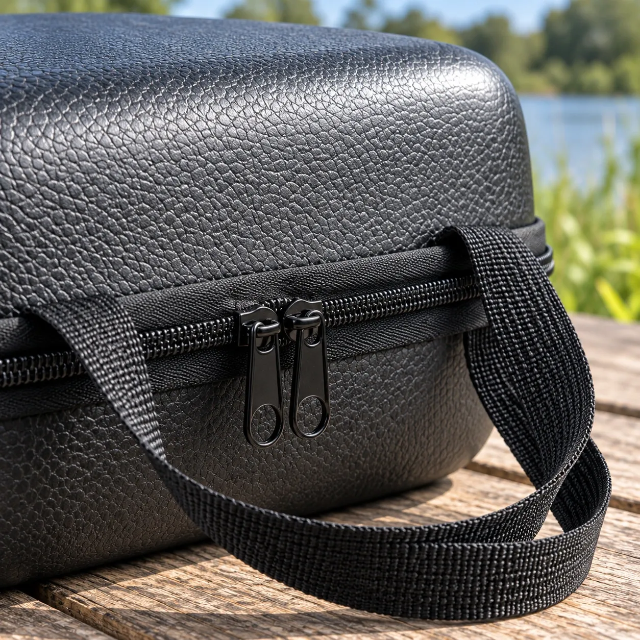 Callan Reel Carry Case - Detail; reel is for illustration and not included