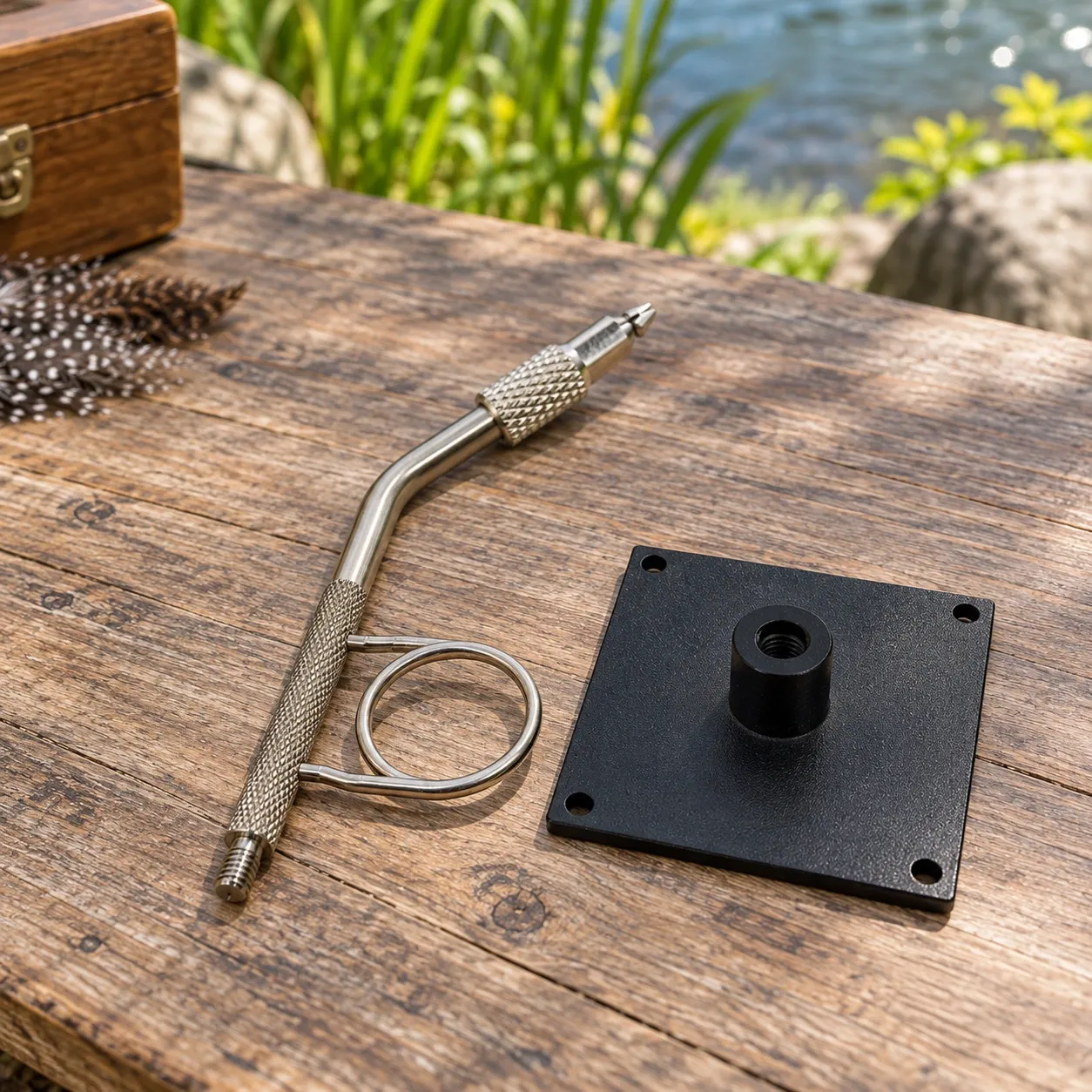 Arlo Mini Fly Vise — alternate; styling props not included
