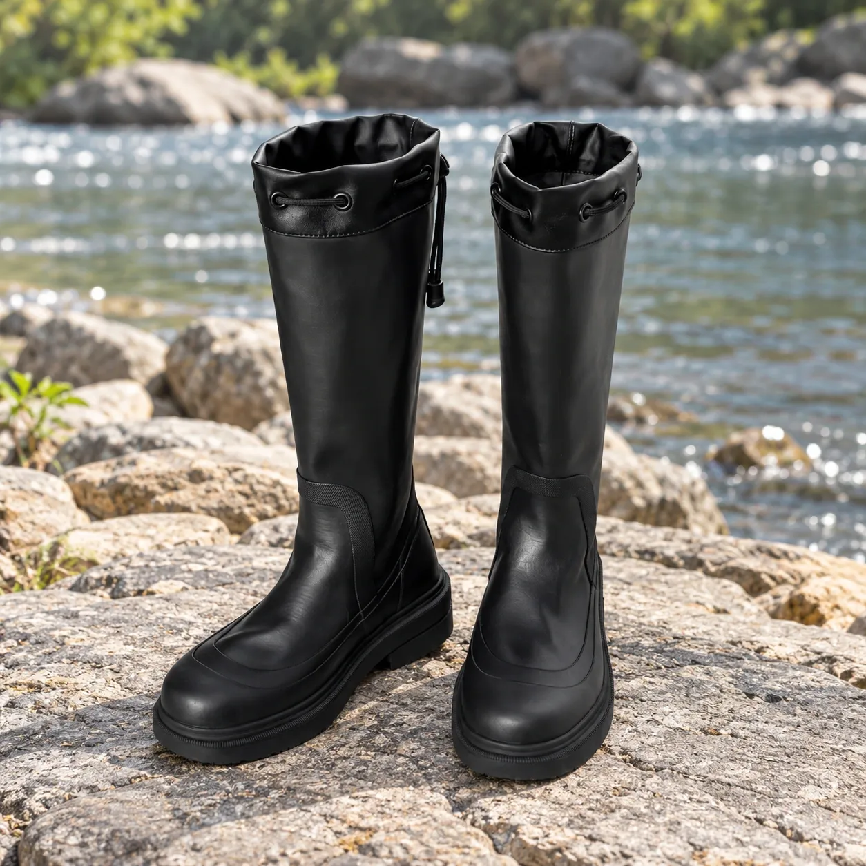 Morgan Rubber Pull-On Boots - Complete pair