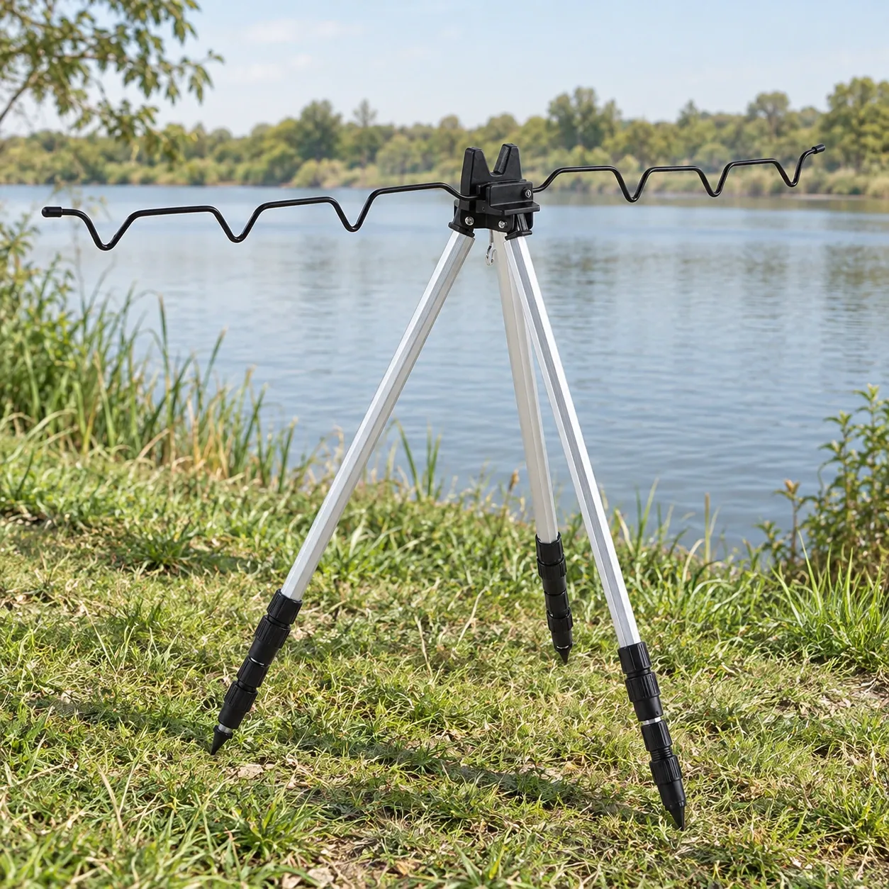 Otis Seven-Rod Tripod — lead; styling props not included