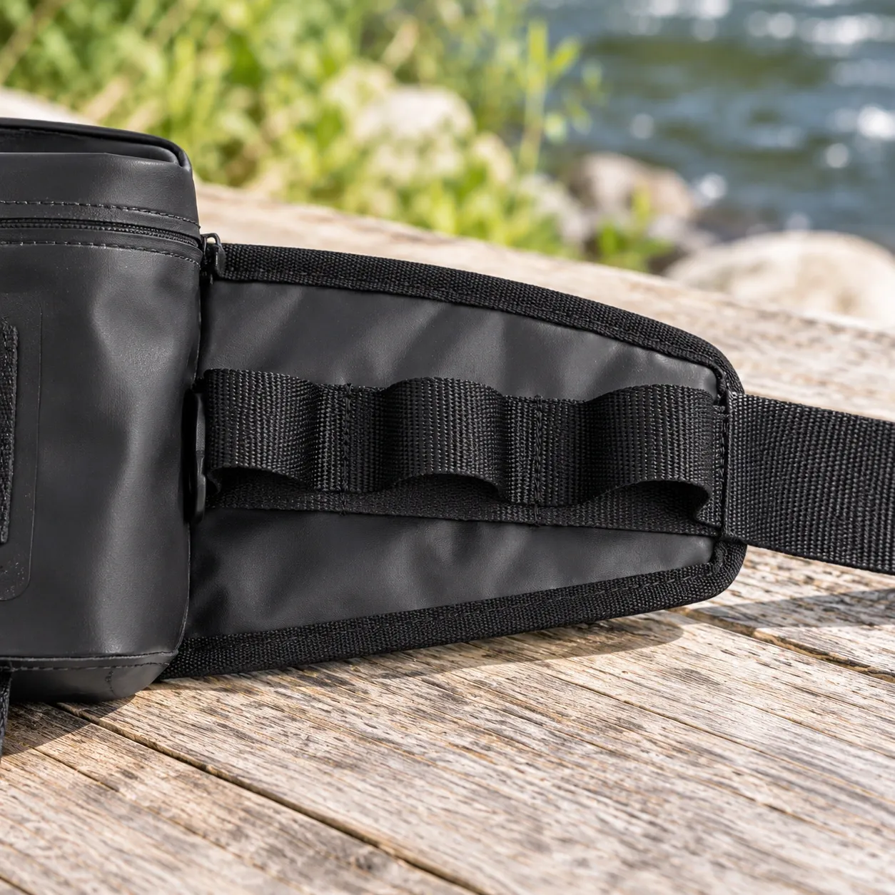 Devon Fishing Waist Pack - 3 · Black tool-loop detail