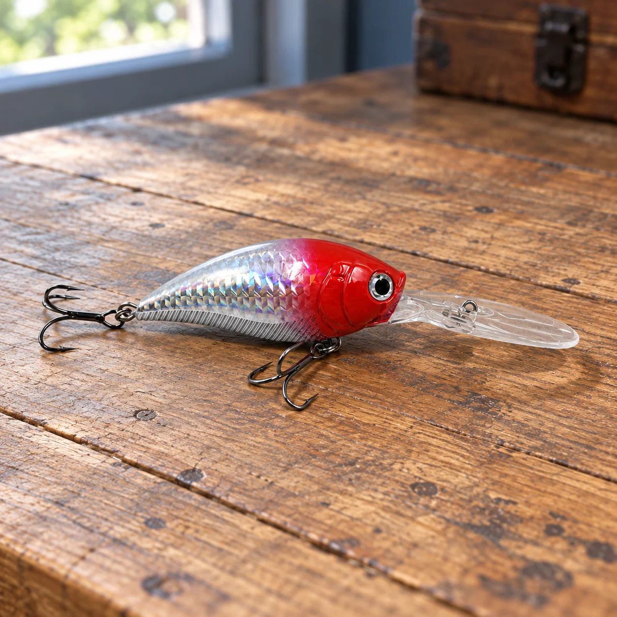 Fishing 1018494027188 in Red head / Silver: alternate view