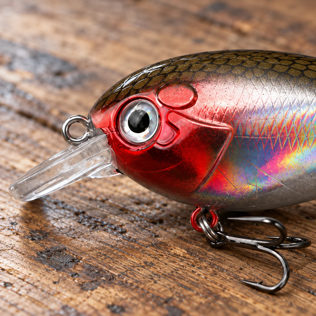 Fishing 974601428804 in Red head / Silver: construction detail