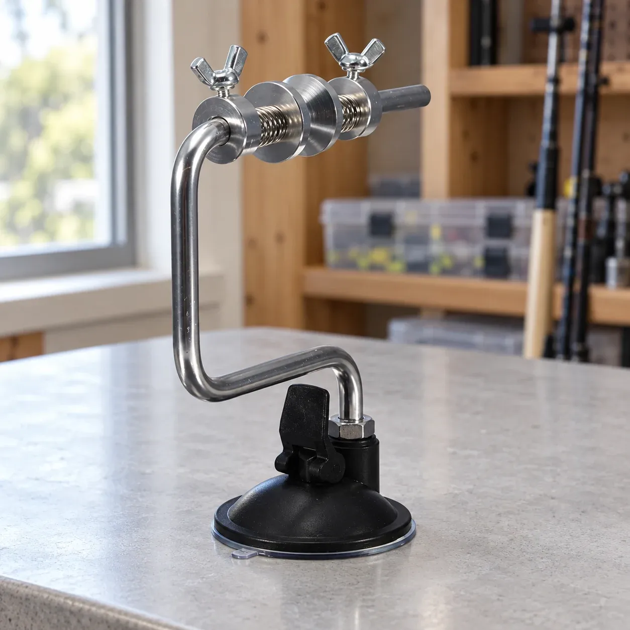 Suction-Cup Line Spool Holder complete selected configuration
