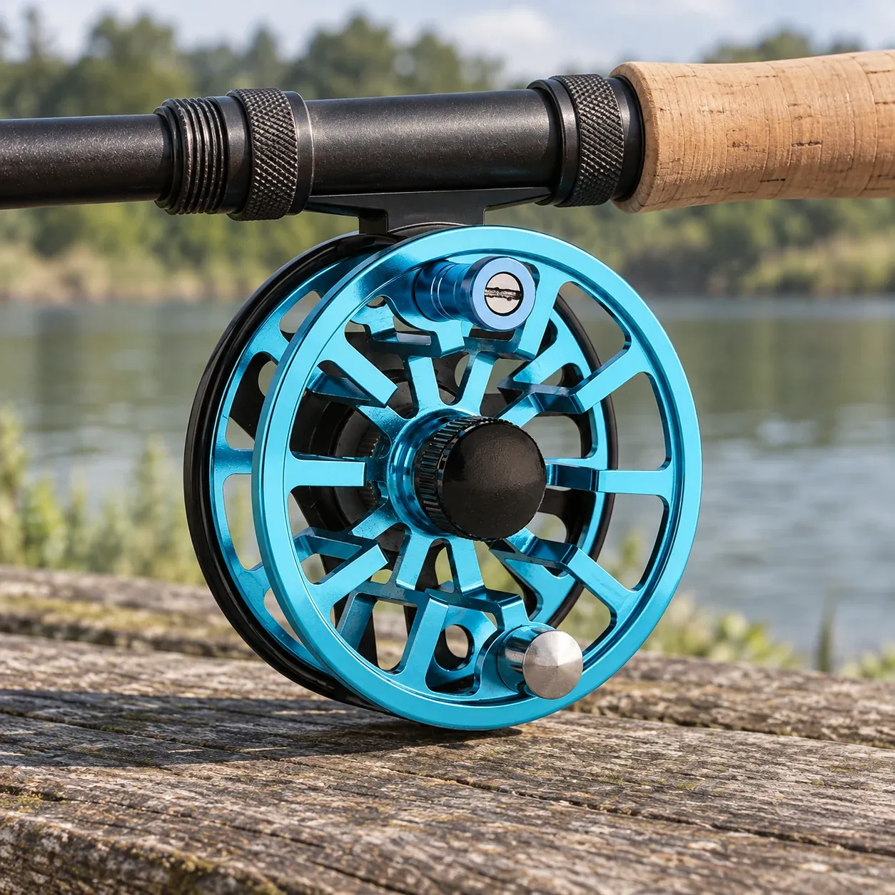 Silas Fly Reel Blue / 3/4 lead