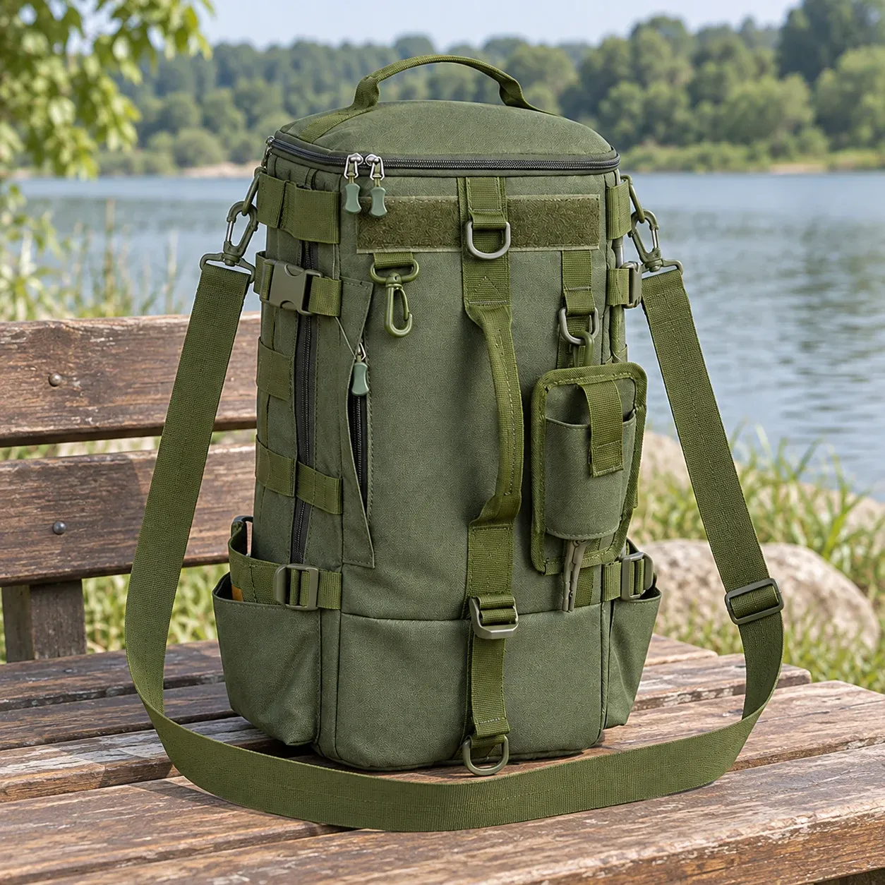 Nolan Fishing Backpack Green / One Size alternate