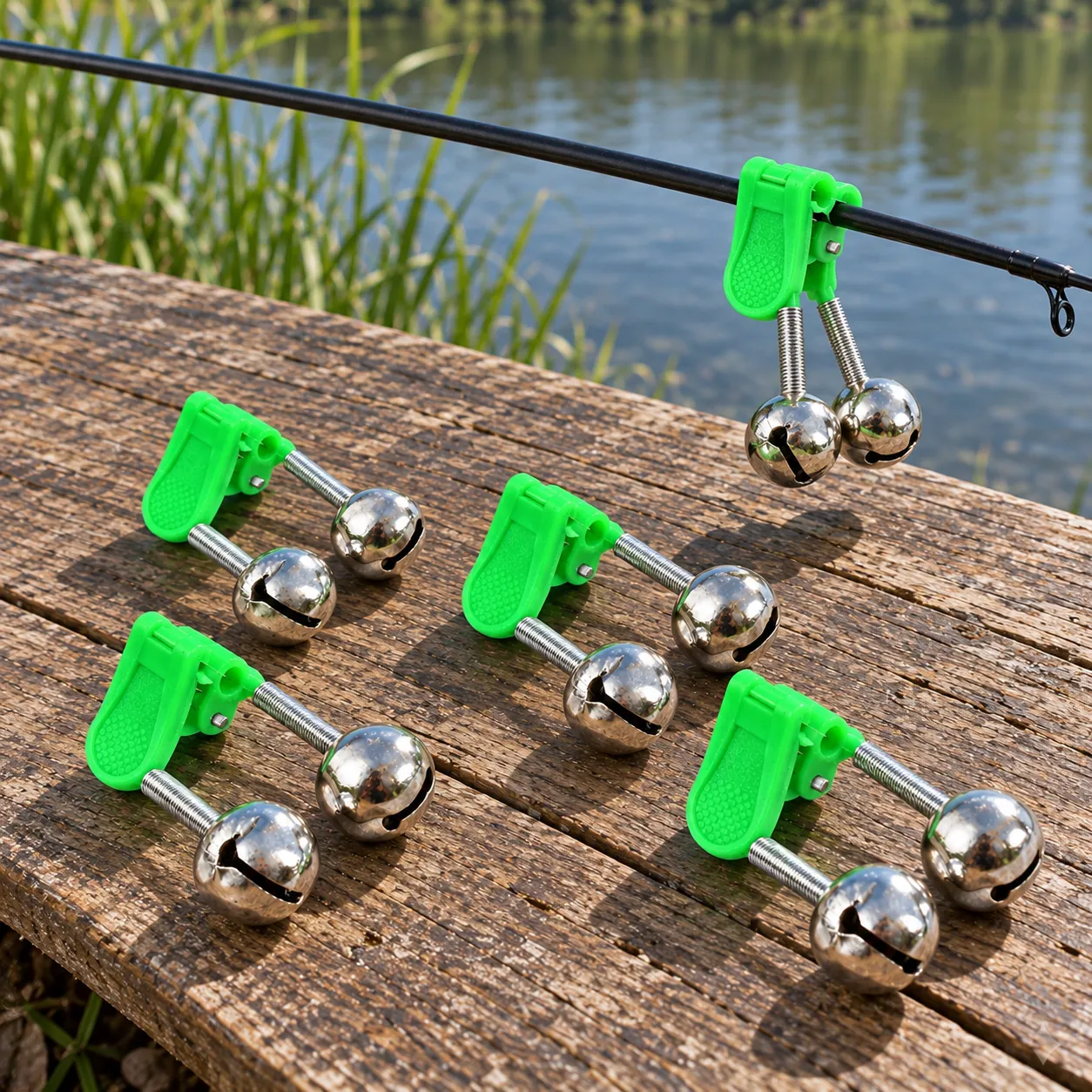 Carter Bite Bell Set — shown in use