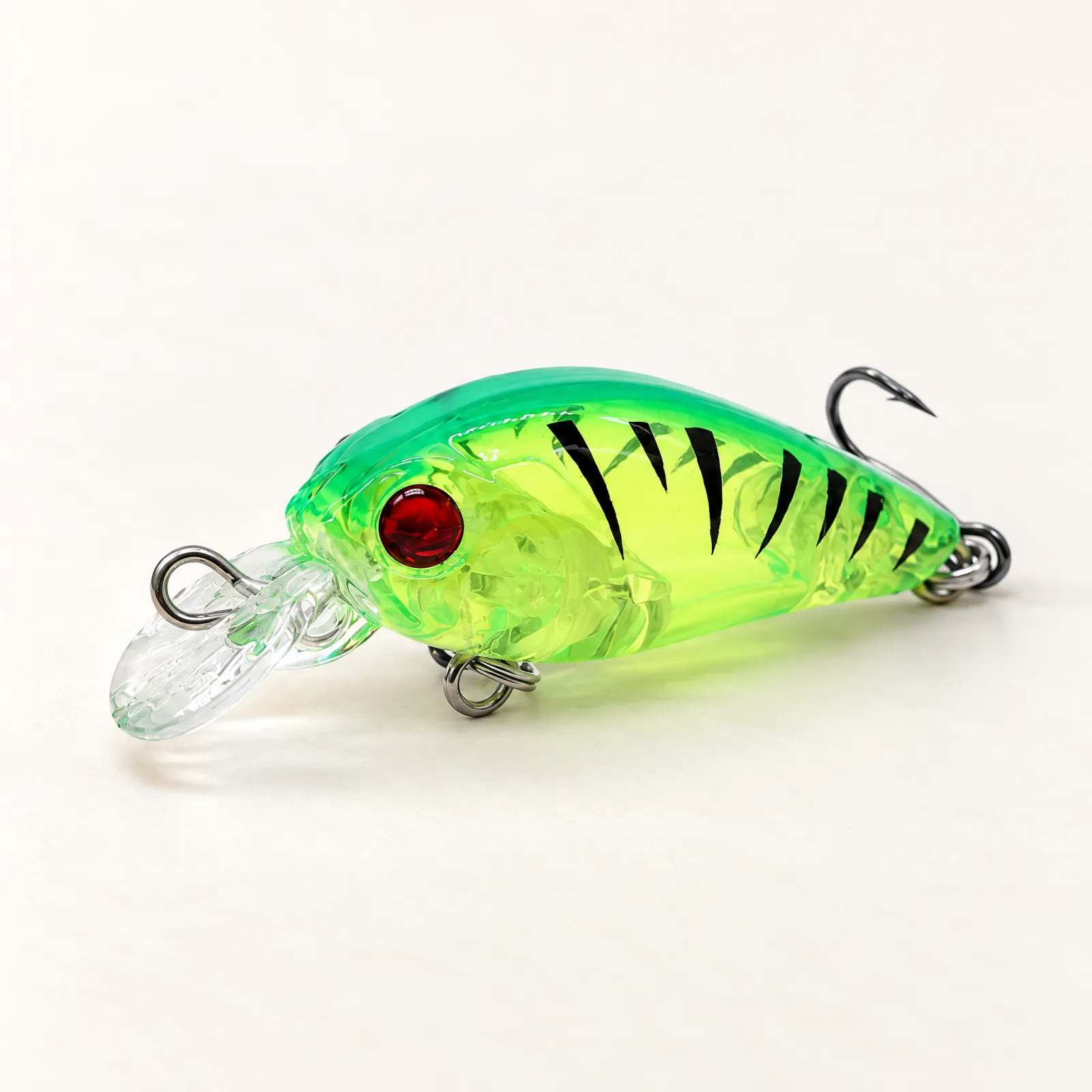 Mini Green Crankbait lead view