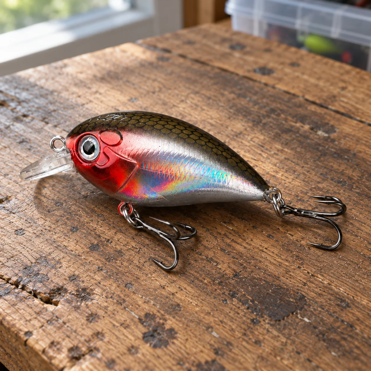 Fishing 974601428804 in Red head / Silver: alternate view